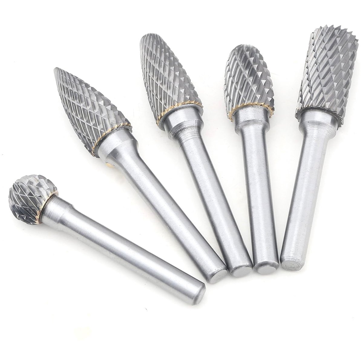 Metaalvijl Set - Vijlen Set Metaal - Metaal Bewerken - 5 Delig Set - 6 mm - Zilverkleurig