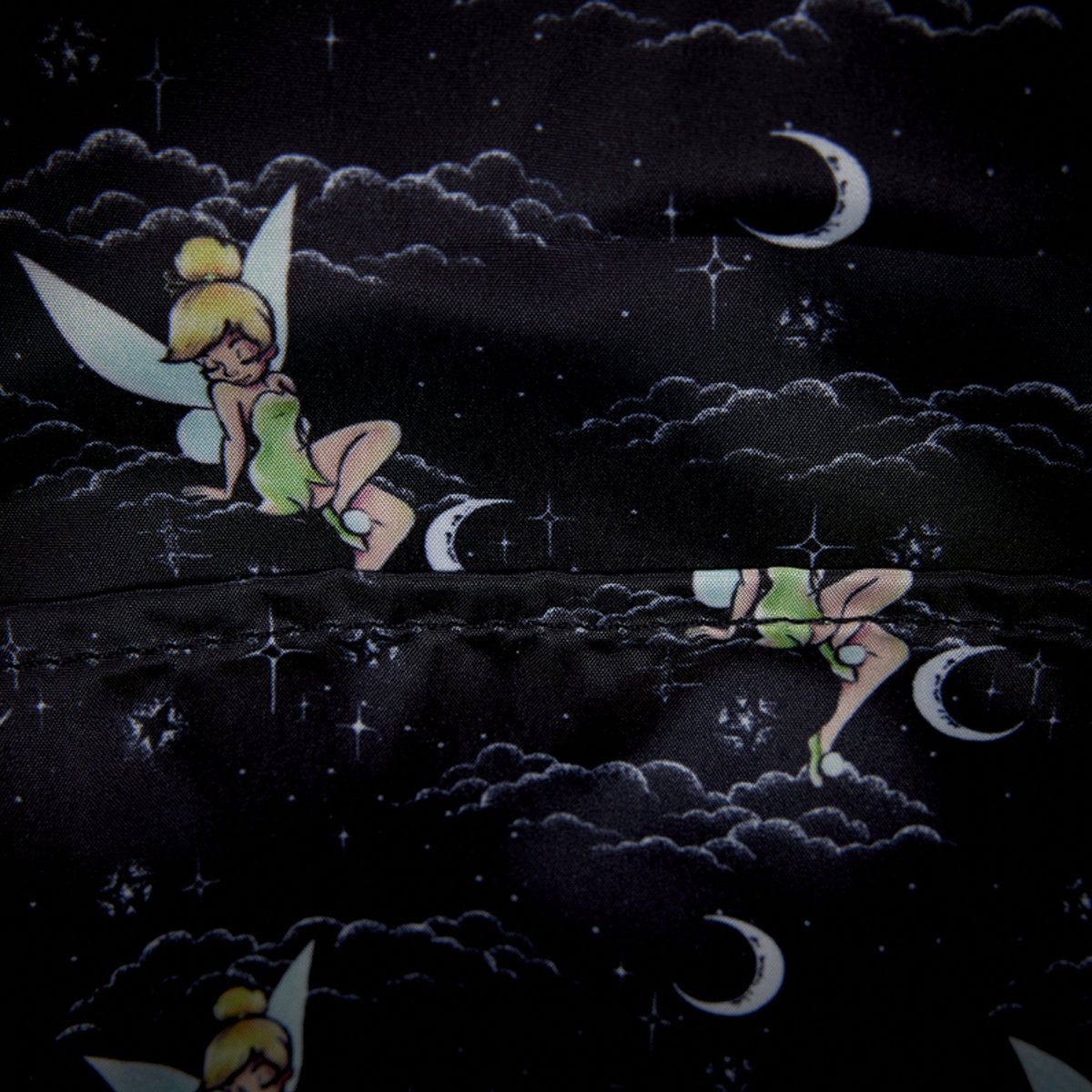 Loungefly Disney Tinker Bell Pixie Dust Velvet Mini Rugzak – Fluweel – Tinkerbell – Disney Tas – foto 4