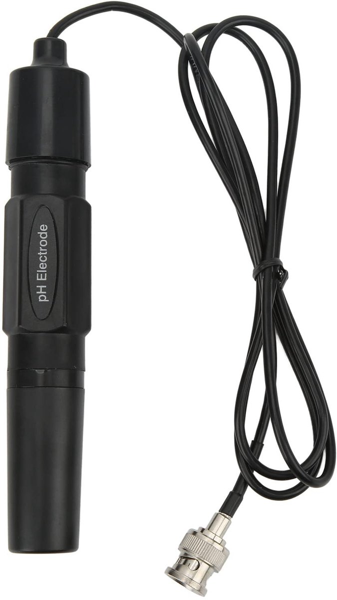 Dailygoods- Monstersensor Hoge Nauwkeurigheid - PH Elektrode - BNC Aansluiting - Voor Laboratorium/Acquarium - 0-50 °C Bedrijfstemperatuur - Duurzaam Materiaal ABS