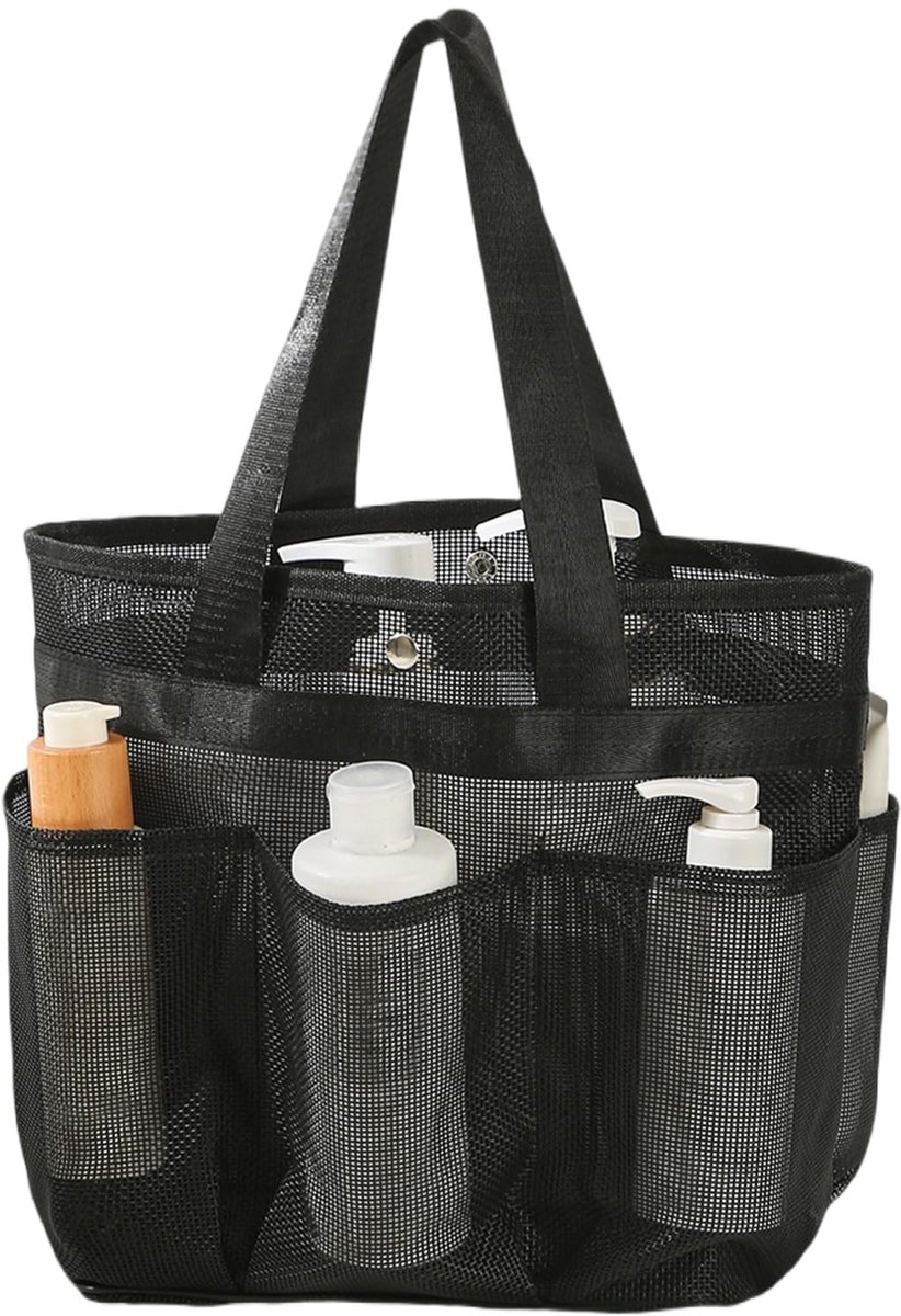 Dailygoods- Strandtas XXL - Opvouwbare Nylon Tas - 6 Zakken - Waterdicht - Zandbestendig - Lichtgewicht en Duurzaam - Badtas