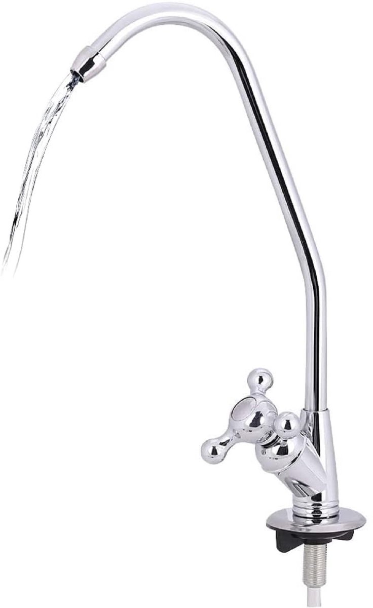Dailygoods- Waterfilter Hoogwaardige Kwaliteit - Keukenkraan - Omgekeerde Osmose - 360° Draaibaar - Roestvrij Staal - Stijlvol Design - Kraan