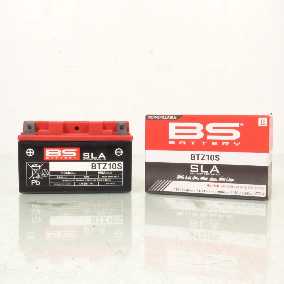 SLA BS-accu voor tweewielers SYM YTZ10S / 12V 9Ah nieuw