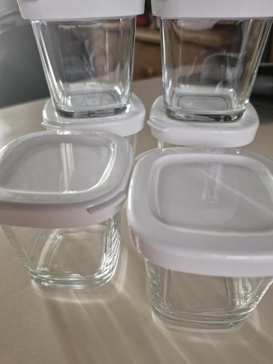 6 Glazen Yoghurtpotjes - 140ml - Herbruikbaar en Vaatwasmachinebestendig — afbeelding 3