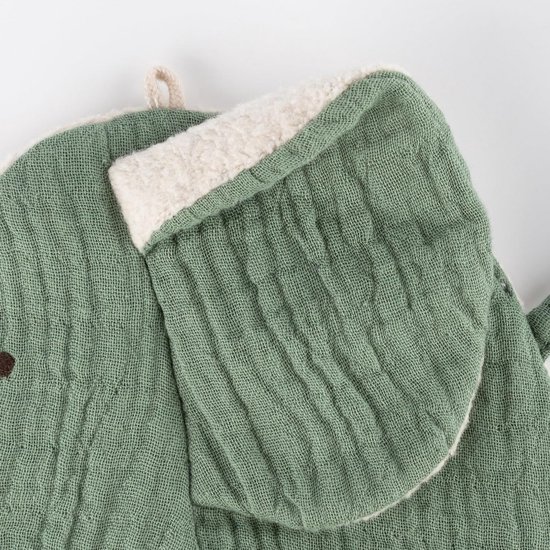 Zachte Knisperdoek Olifant - Baby Knuffeldoek met Labeltjes en Texturen van Merkloos — afbeelding 5