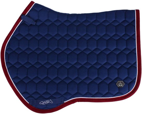 Zadeldek - Onderlegger paard - Paardrijden - Anatomisch gevormd - Full - Donkerblauw Zadeldek - Onderlegger paard - Paardrijden - Anatomisch gevormd - Full - Donkerblauw