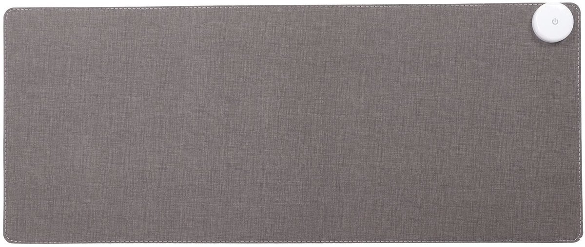 Dailygoods- Verwarmde Muismat 3 Versnellingen - Verlengd Bureauonderlegger 31,5x13 Inch - Multifunctioneel - Voetenwarmer - Ultradun - Veilig Verwarmingssysteem - Gamingmuismat
