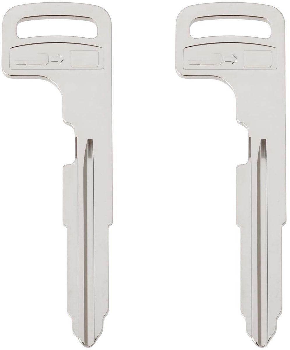 Dailygoods- Autosleutelblad MIT11 - 2 Stuks - Geschikt voor Mitsubishi Outlander/ASX/L200 - Duurzaam Metaal - Eenvoudige Vervanging - Autosleutel