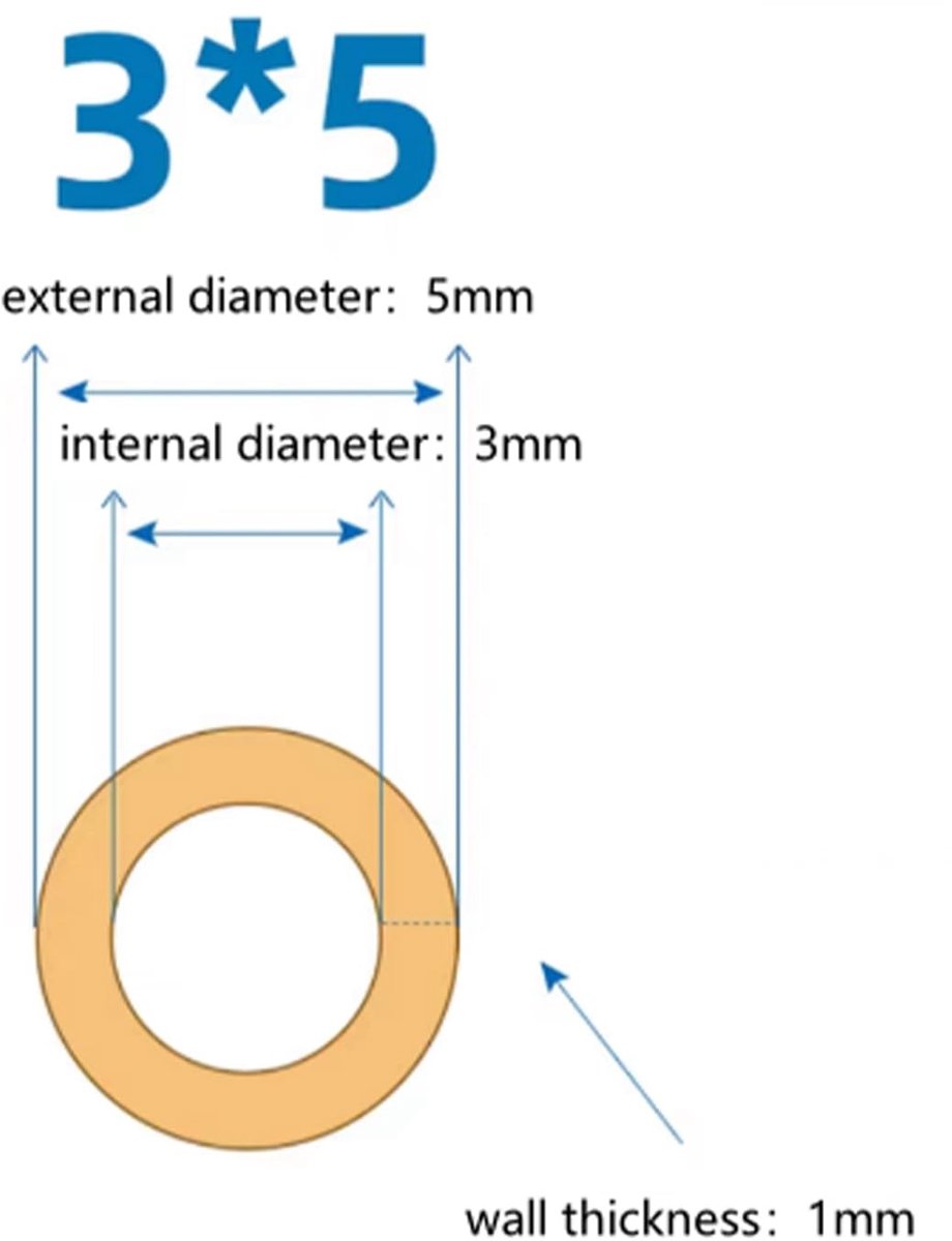 Dailygoods- Siliconen Slang Corrosiebestendig - Peristaltische Pompslang - Biocompatibel - Temperatuurbestendig - Lange Levensduur - 1/2 Meter