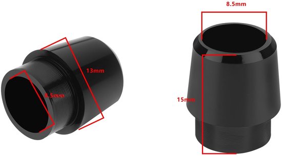Allecto - Golf Ferrules - 5 Stuks - Zwart - Compatibel met Callaway Mavrik - Golfaccessoires voor Golfclubs - 0,9 cm van Allecto — afbeelding 5