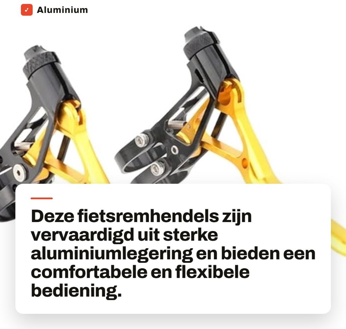 Dailygoods- Fietsremhendels Verstelbaar - Aluminiumlegering - Ergonomisch Design - Lichtgewicht - Comfortabele Bediening - Opening 22,2 mm - Remhendels