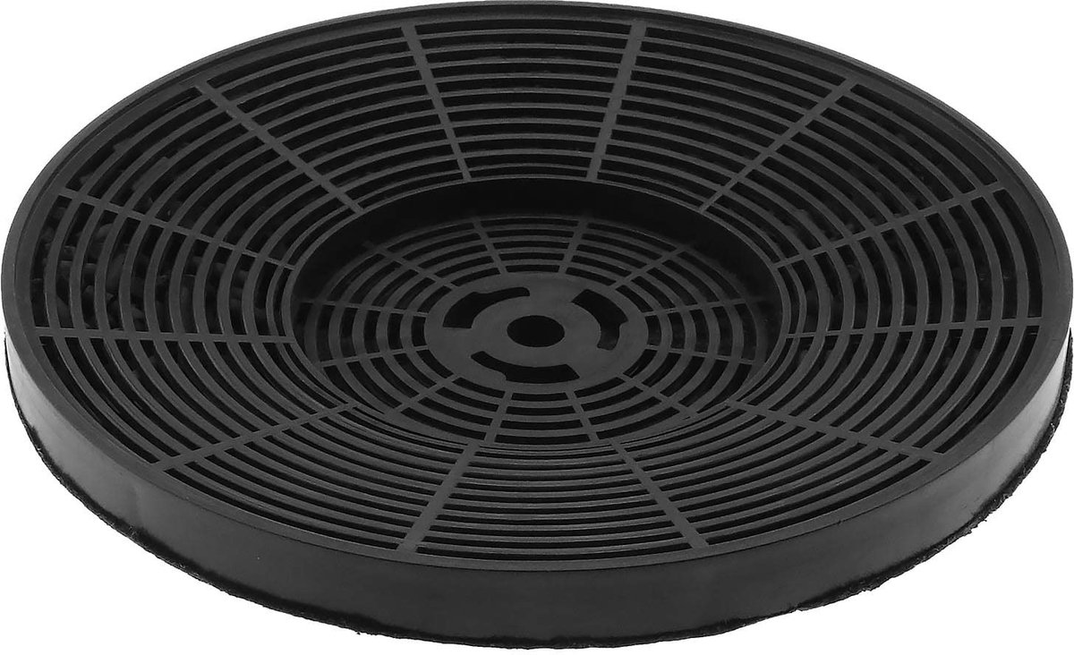 Dailygoods- Actieve Koolfilter 175 mm - Afzuigkap - Houtskoolfilter - Vlamvertragend - Zwart - 1x Actieve Koolstoffilter - Luchtfilter