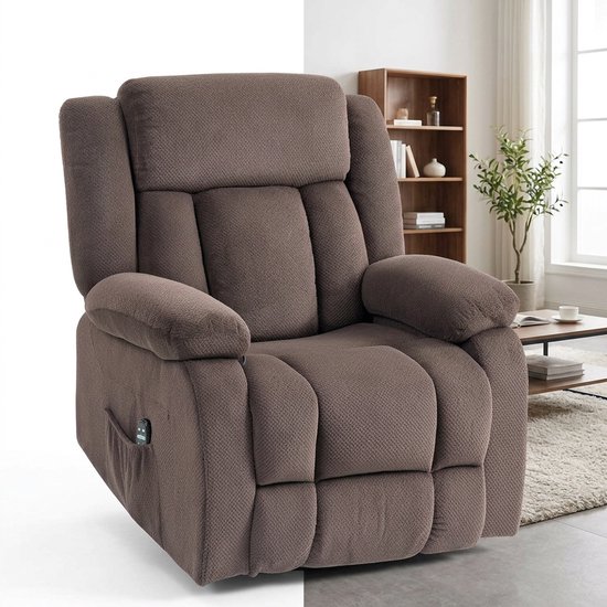 Smart-Elite Massagestoel Elektrisch Bruin - Smart-Elite - €422,95