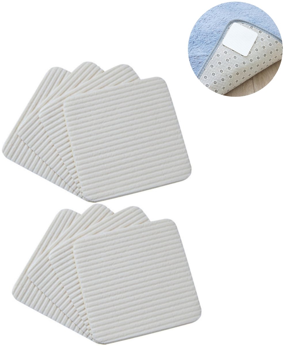 8 stuks - Antislipmat voor houten vloeren - antislipmat - tapijttape - tapijtbevestiging -