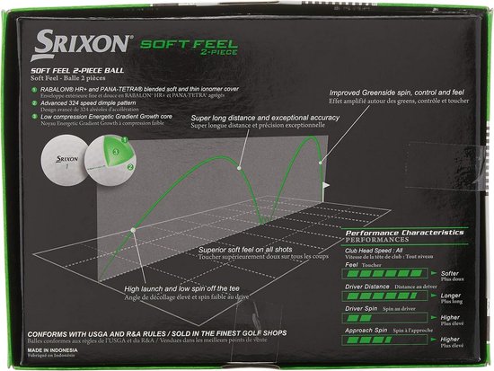Golfballen Set - Sportballen - Golfen op de baan - Zachte kern - Twaalf stuks - Wit — afbeelding 3