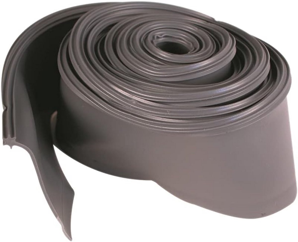 Onderdeurstrip Zelfklevend 91,5 cm Grijs Vinyl