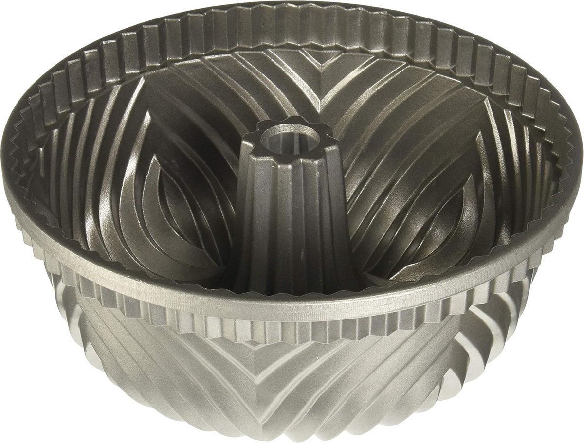 Tulbandvorm - Cakevorm - Bakken - Gegoten Aluminium - 31 cm - Grijs
