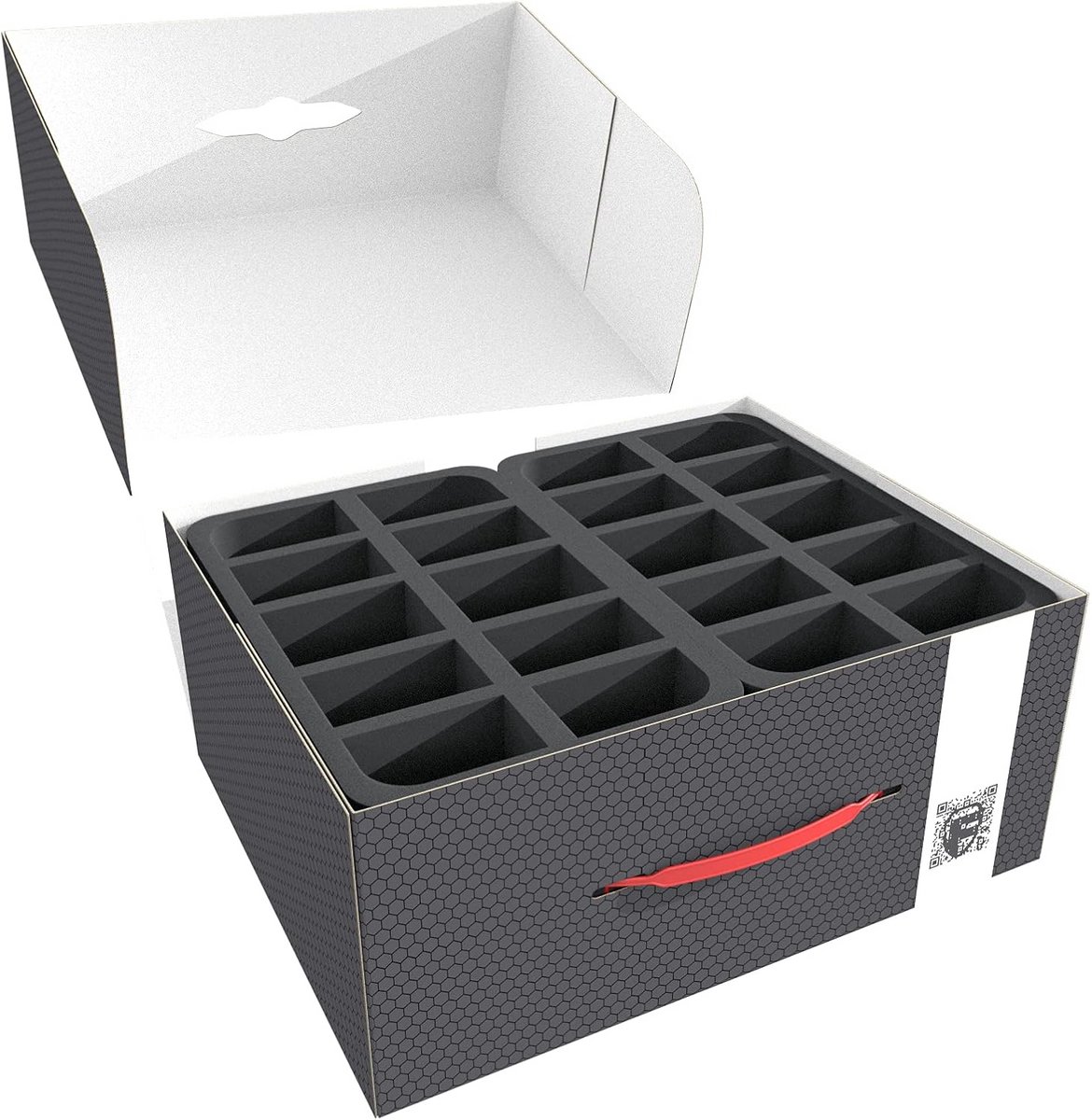 Opbergbox met schuim - Model koffer - Verzamelobjecten bewaren - Optimale bescherming modellen - 345 x 275 x 15 cm