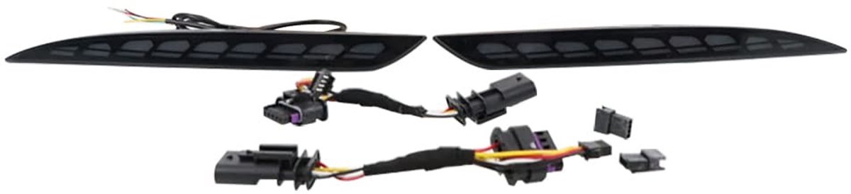 Dailygoods - LED Achterbumper Mistlampen - Hoge Helderheid - Rood - Indicator Lampen - Geschikt voor Tesla Model Y 2020-2022