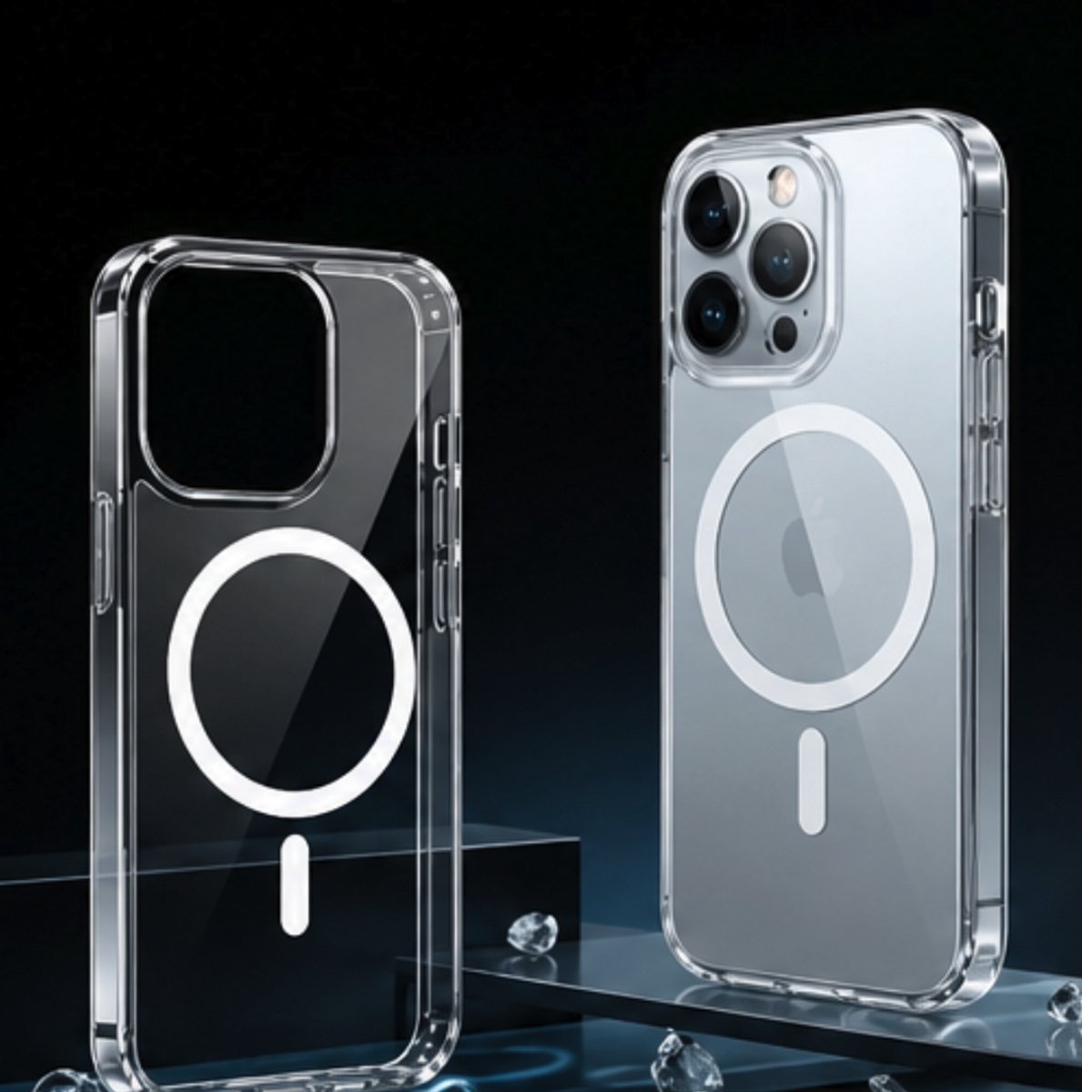 iPhone 16 hoesje - Apple - Iphone hoesje - Iphone 16 Hoesje - Cadeau - verjaardag cadeau -Premium Magnetische