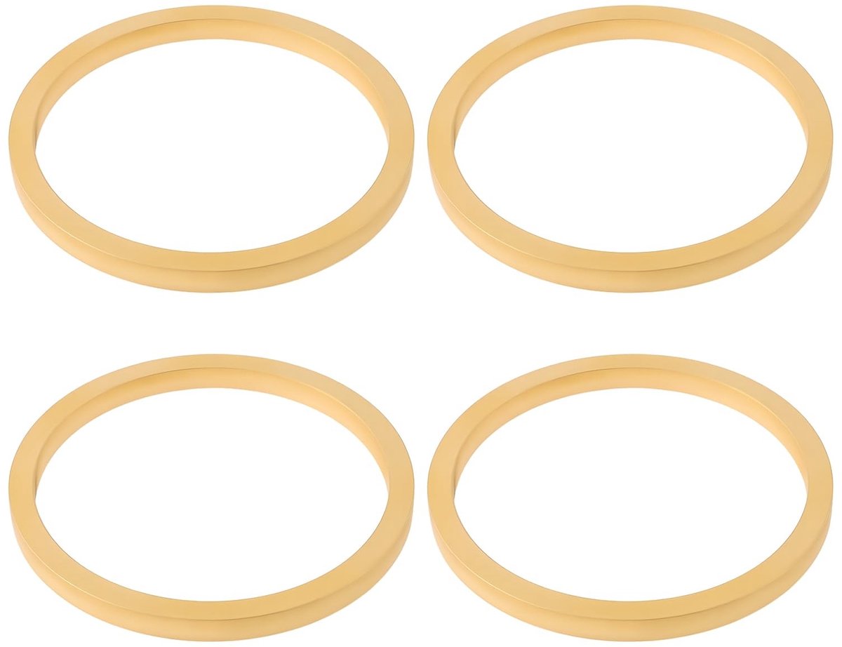 Dailygoods- Uitlaatpakking 41.4mm - Vervangingsonderdeel - Compatibel met Kawasaki Ninja ZX1000 - Schokbestendig - OEM 11060-1103 - 4 Stuks