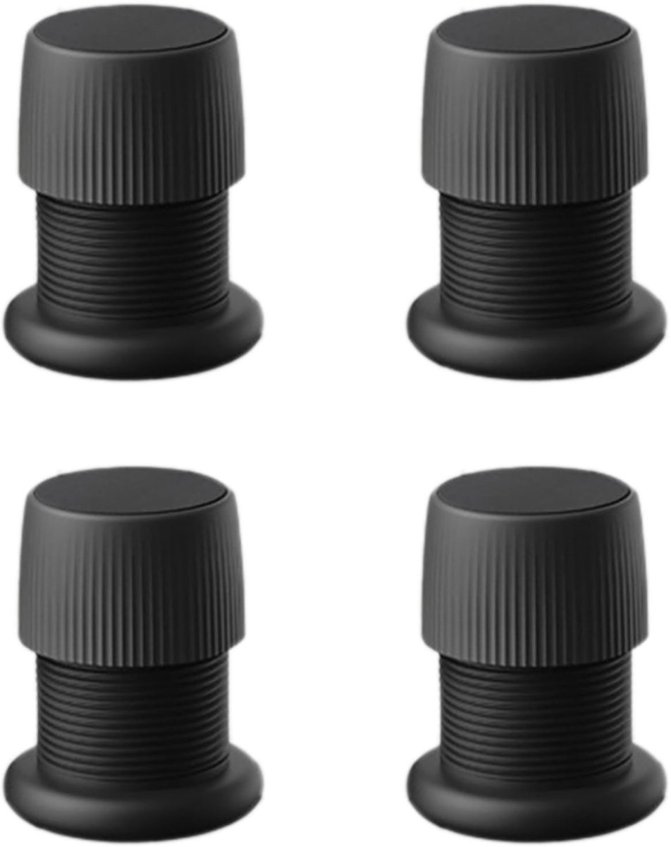 Dailygoods- Bedverhogers 4 stuks - Verstelbaar - Antislip - Zacht - Draagvermogen 100 kg - Hoogte 4,1 cm - Meubelverhogers