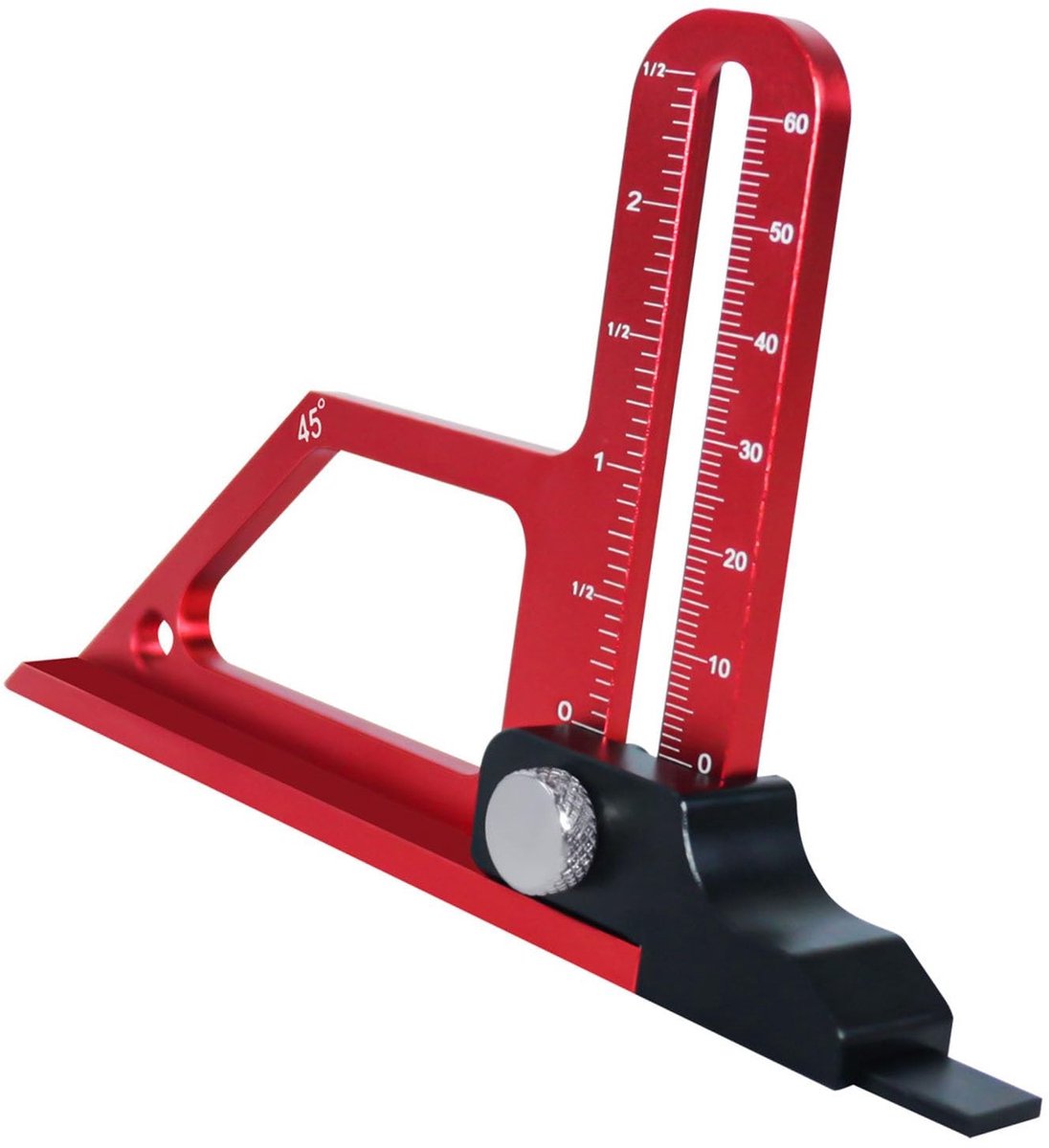 Dailygoods- Hoogtemeter Lichtgewicht Aluminiumlegering - Multifunctionele Gauge - Houtbewerkingsgereedschap - Nauwkeurige Instellingen - Ergonomische Grip - Duurzaam Ontwerp - Hoogte-instelling