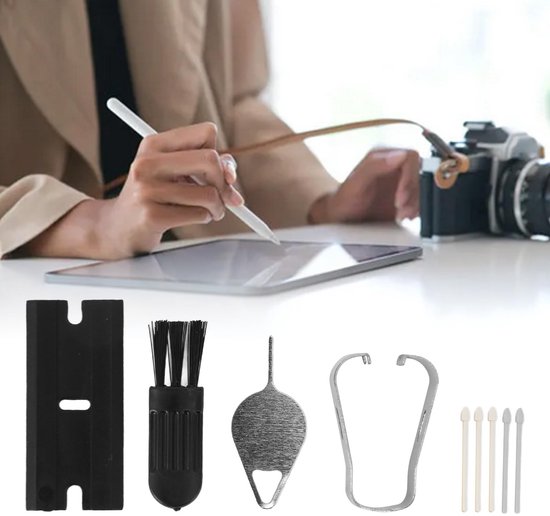 Dailygoods- Styluspen Vervanging - Styluspen Tab S9/S9+Plus/S9 Ultra/S9 FE - 20 Vervangende Tips - 4 Sets Gereedschap - Eenvoudige Installatie - ABS Materiaal - Styluspunten — afbeelding 4