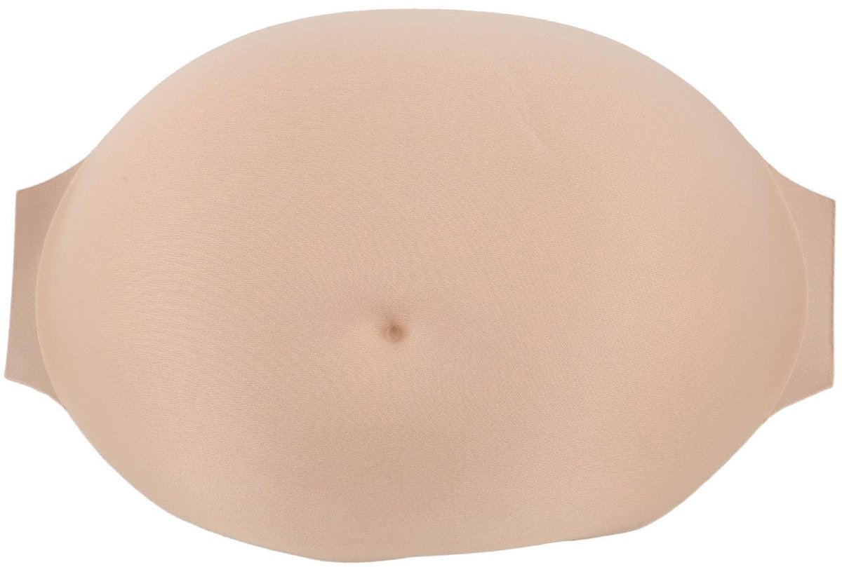 Dailygoods- Nepzwangerschapsbuik Lichtgewicht - Realistisch Kostuum - Traagschuim - Klittenbandsluiting - Ademend - Comfortabele Pasvorm