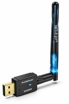 Sounix Bluetooth 5.3 adapter - 100M Bereik - USB-adapter - Plug&Play - Windows 11/10/8.1 - Zwart