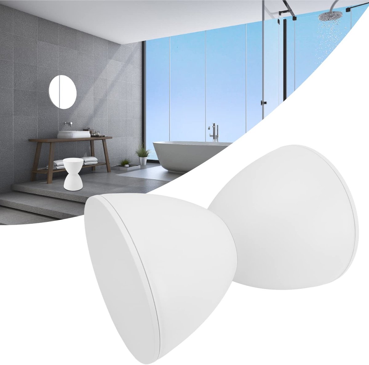 Dailygoods- Zandloperkruk Slijtvast - Ronde Bijzettafel - Waterdicht - Krasbestendig - Duurzaam - Elegant Ontwerp