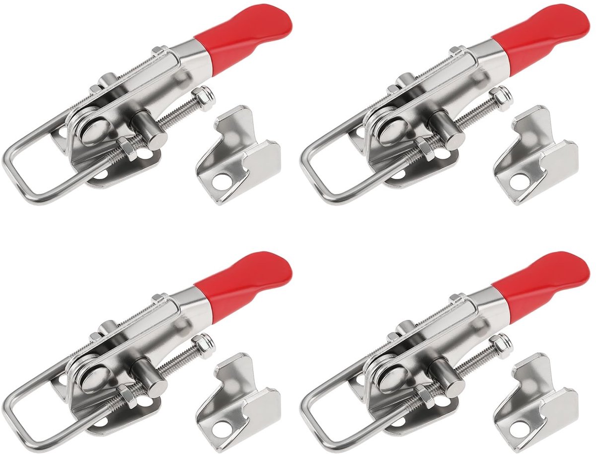 Dailygoods - Set van 4 Heavy Duty Toggle Clamps voor Diverse Toepassingen
