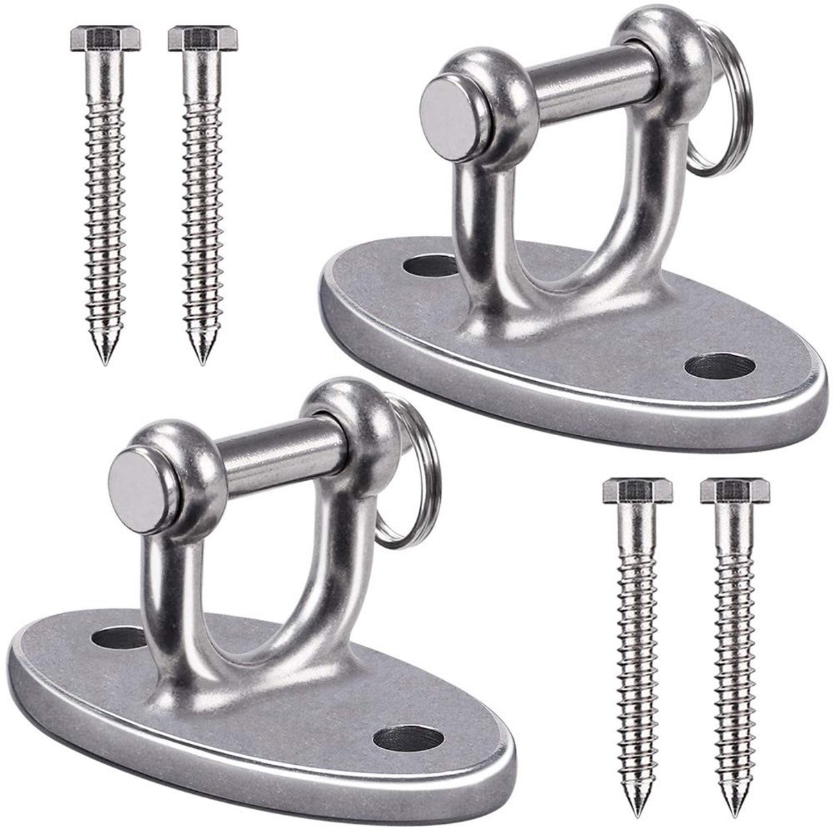 Dailygoods- Schommelhaak 2000LB - Beugel - Veiligheidsbeugel - Roestvrij Staal - Eenvoudige Installatie - Voor Hangmat/Schommel