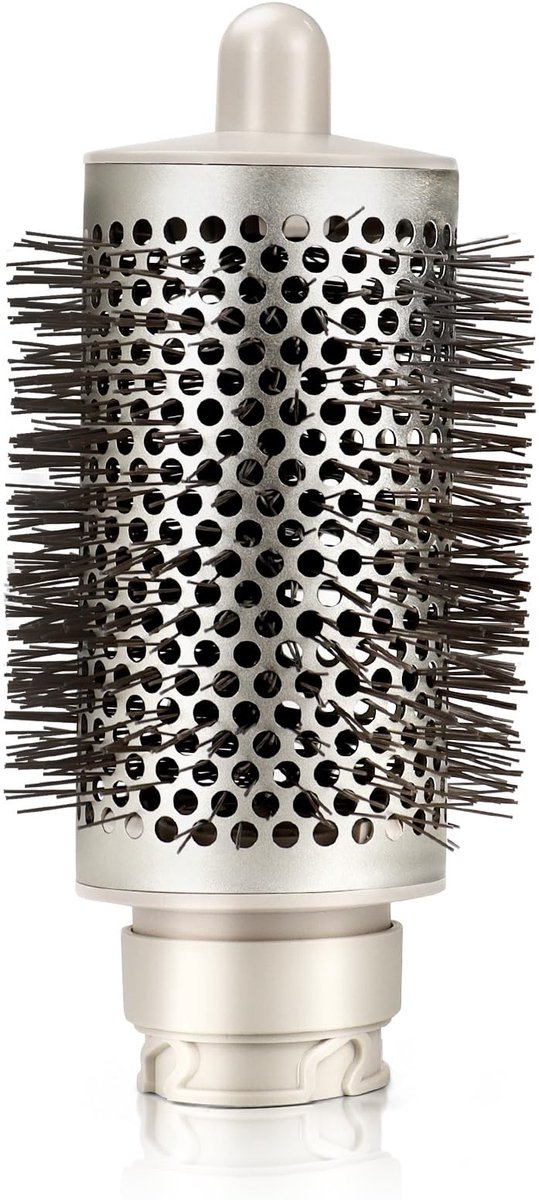 Dailygoods - Grote ronde volumeterende borstel - Haardrogeraccessoire - Voor recht golvend en krullend haar - Ideaal voor volumineuze styling - Geschi...