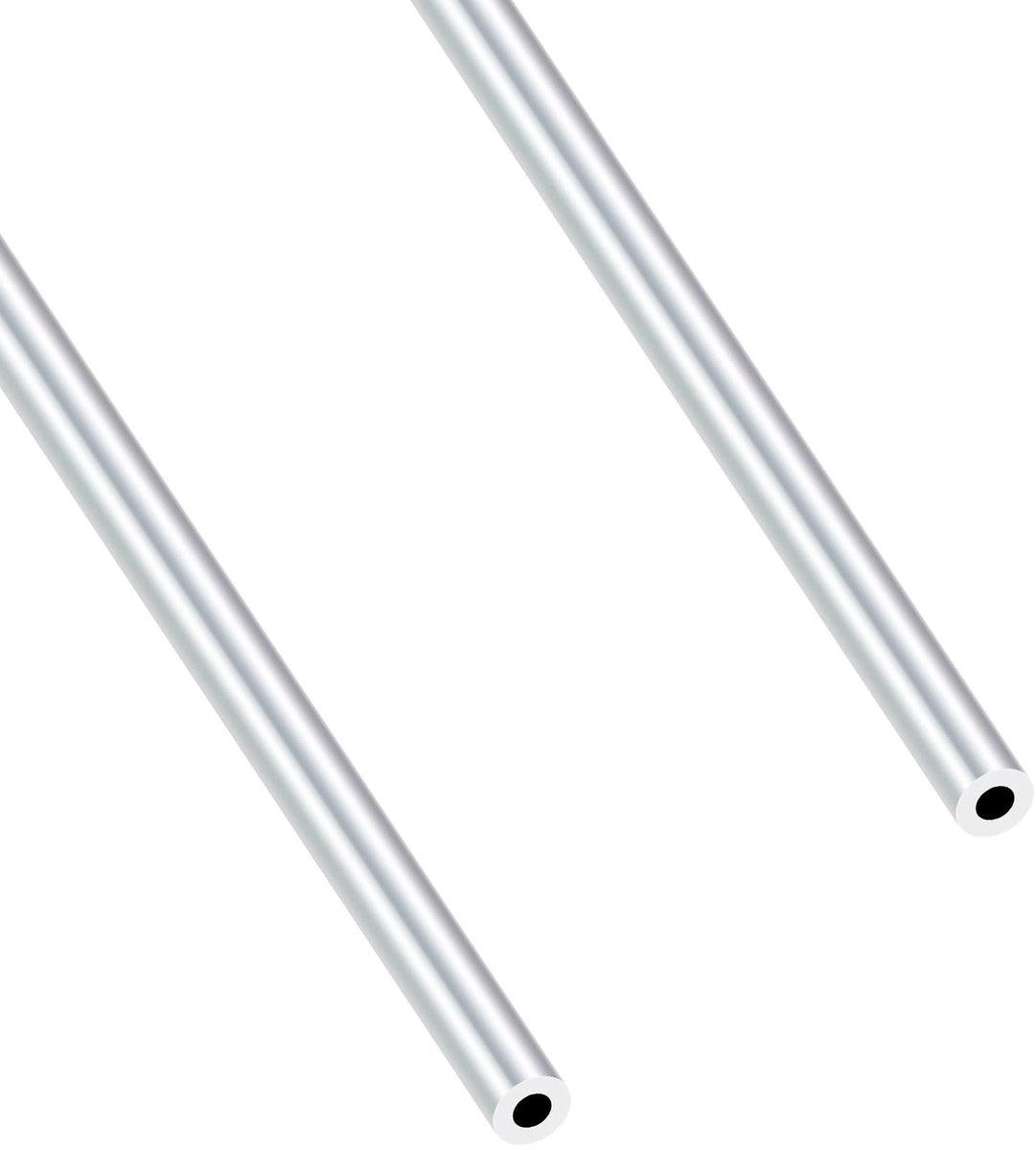 Dailygoods- Aluminium Buizen 8mm OD - 4mm ID - 400mm Lengte - Naadloze Aluminium Buizen - Lichtgewicht - Corrosiebestendig - Hoge Sterkte - Aluminium Buis