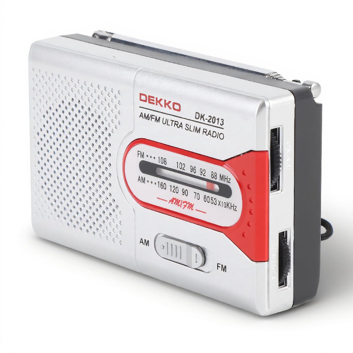 Dailygoods- Pocketradio Draagbaar - AM/FM Frequentiedekking - Helder Geluid - Hoofdtelefoonaansluiting - Veelzijdige Luisteropties - Compact Ontwerp - Draagbare Radio