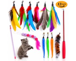 Top 10 kattenspeelgoed 2026: Twenty4seven Kattenhengel Set 12-Delig