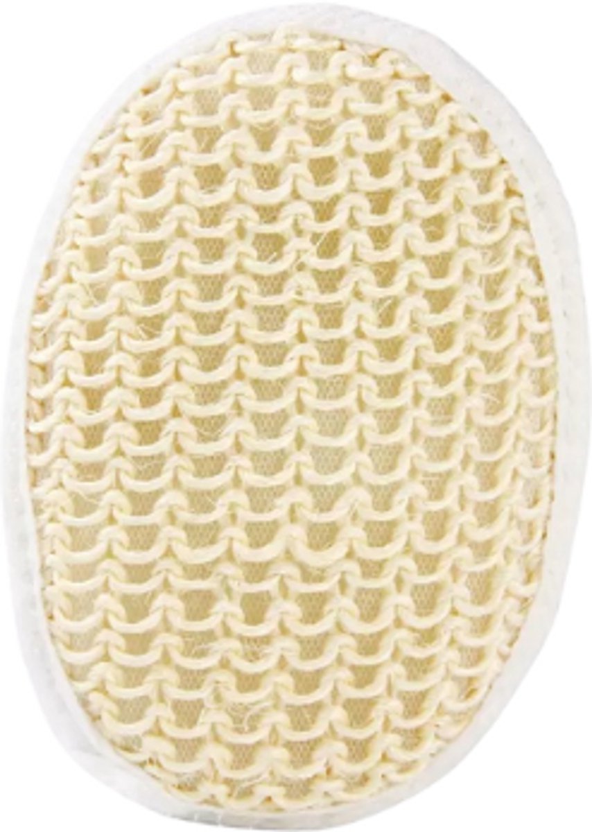 Loofah, scrub spons, reisformaat.