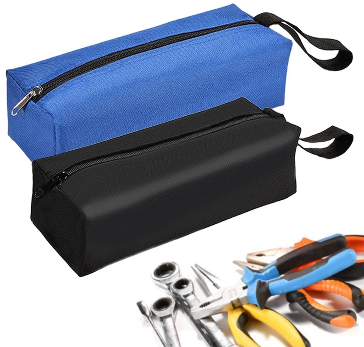 Dailygoods- Gereedschapstas 2 Stuks - Multifunctionele Organizer - Opbergtas - Waterdicht - Oxford Doek - 30x10x10cm / 26x10x8.5cm - Gereedschapszak