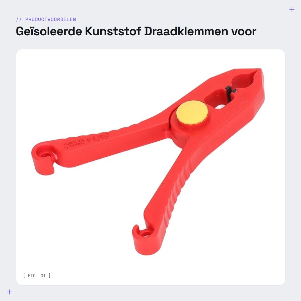 Dailygoods - Geïsoleerde Kunststof Draadklemmen voor Elektriciens
