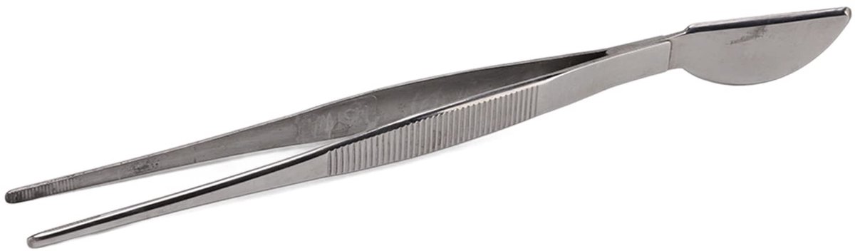 Dailygoods- Bonsai Pincet Hoogwaardig RVS - Lange Pincet - Halve Maan Spatel - Tuingereedschap - Onkruidverwijderaar - Veilig en Duurzaam