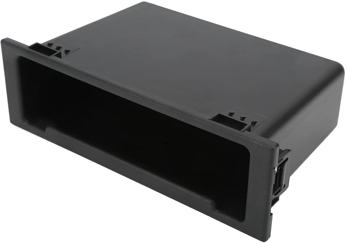 Dailygoods - Auto Stereo Radio Opbergdoos - Dash Organizer - Zwart - Ruimtebesparend - Voorwerpen opbergen - Geschikt voor 1Din radio's