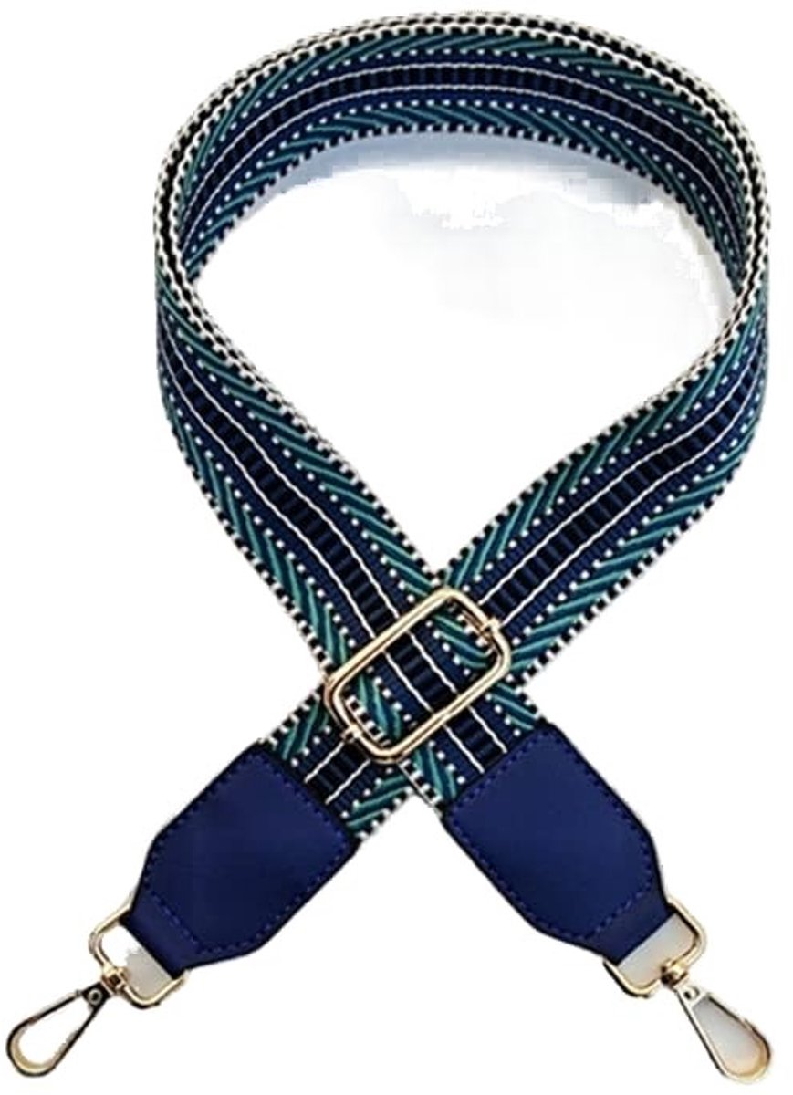 Dailygoods- Schouderriem Verstelbaar 3,8 cm - Brede Tasriem - Dames/Heren - Doe-het-zelf Accessoires - Katoen - Duurzame Hardware