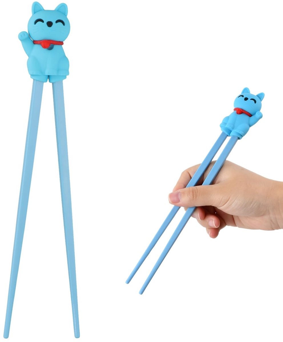 Dailygoods- Eetstokjes voor Kinderen - Herbruikbare Antislip - Trainingseetstokjes - Hittebestendig - Ergonomisch Ontwerp - Duurzaam Materiaal