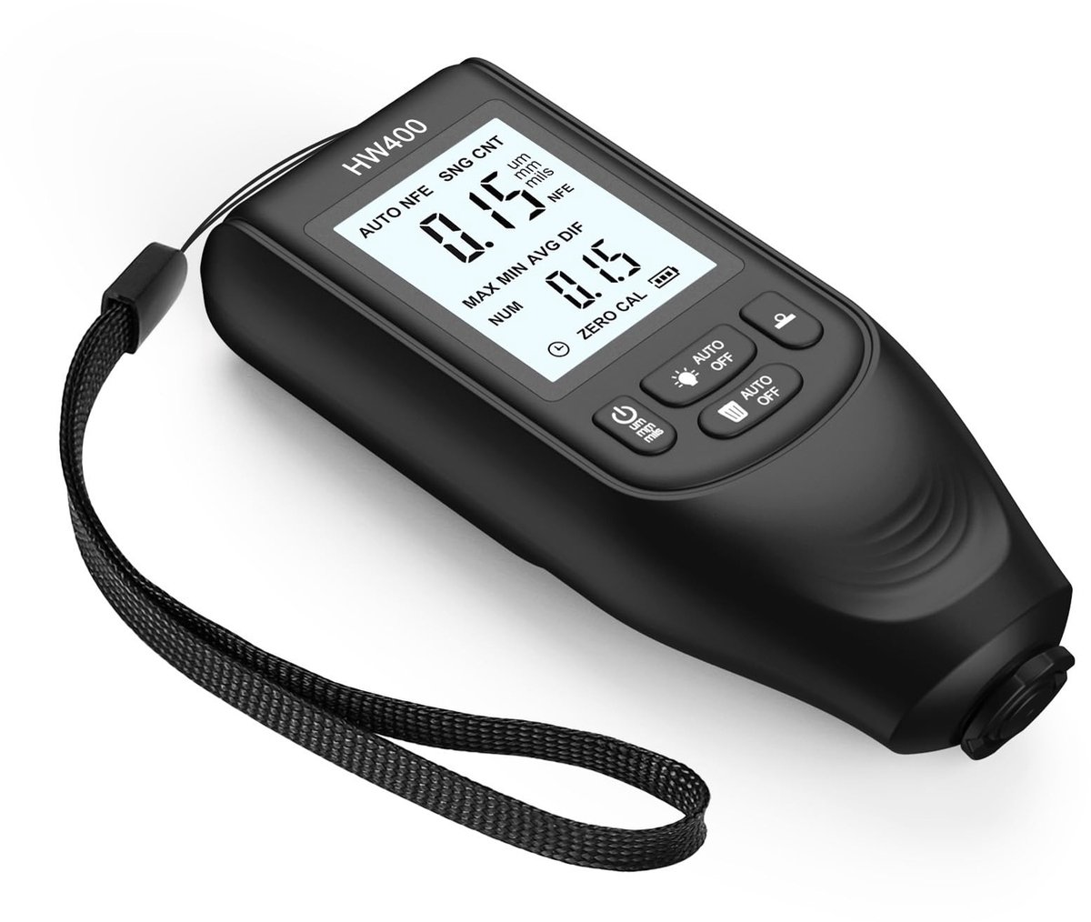 Dailygoods- Lakdiktemeter Professionele Meting - Coatingdiktemeter - Digitale Meting - 3 Maateenheden - Statistische Analyse - Automatische Herkenning - Coatingmeter