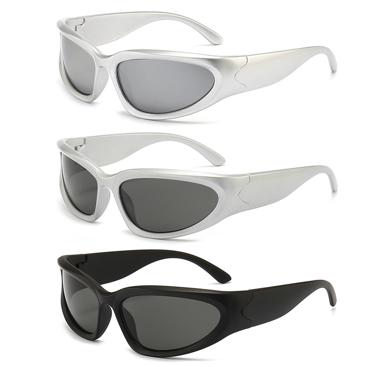 Dailygoods- Zonnebril - Lichtgewicht - Gepolariseerd - Sportbril - UV400 Bescherming - Trendy Retro Design - Voor Heren/Dames