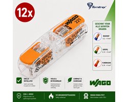 Wago lasklem 2-voudig 221-2411 (12 stuks) - Tornitrex®