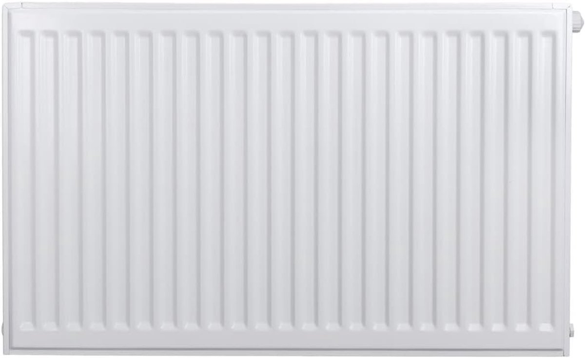 Universele radiator - Verwarming paneel - Ruimte verwarmen - 6 aansluitingen flexibel - 900x1000 mm - Wit