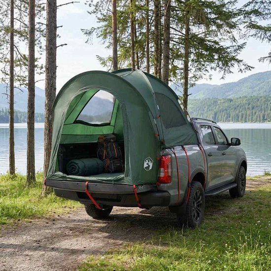 vidaXL - Auto - Tent - Leger - Groen - 200 - x - 170 - x - 170 - cm - Polyester - en - Staal van Vidaxl — afbeelding 4