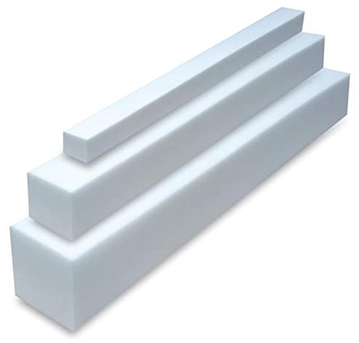 Bekledingsschuim op maat - Matrasverlenging schuim - Bed verbreden - RG 30/44 middelhard -