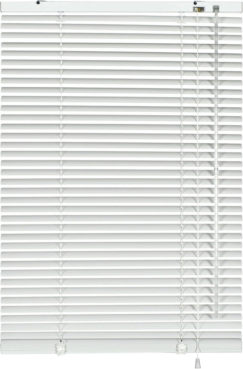 Aluminium Rolgordijn Wit 110x175 cm - Klembevestiging Zonder Boren - Zonwering & Privacy